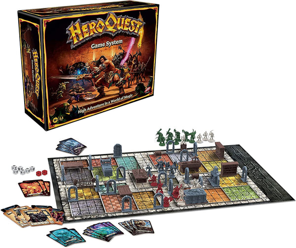 Hero Quest Game System Tabletop Board Game, Immersive Fantasy Dungeon Crawler Adventure